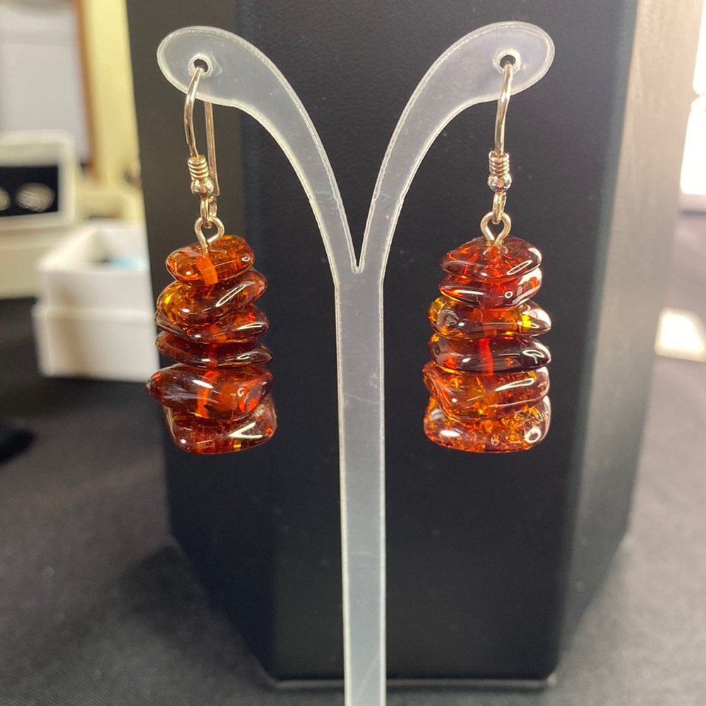 Amber Earrings